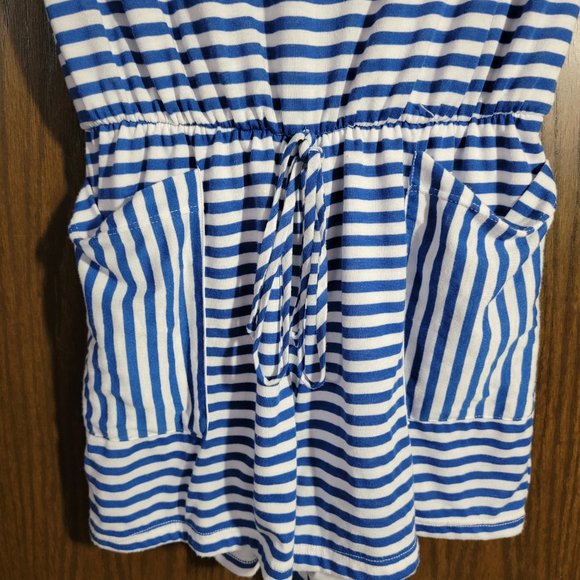 Super Cute Blue and White Stripe Romper Unbranded - Picture 5 of 9
